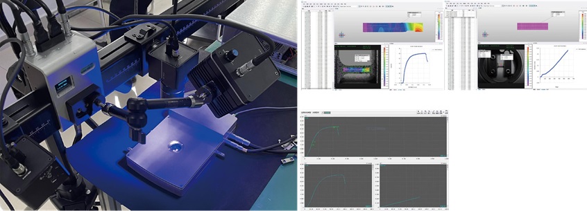 Variable temperature tensile micro-deformation testing system